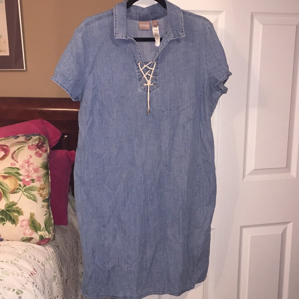 Chico’s Jean dress L 12